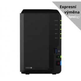 NAS Synology DS220+ 2xSATA server, 2x Gb LAN