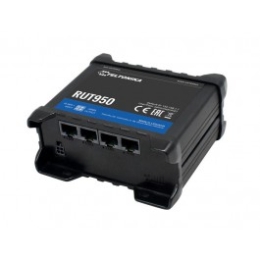Teltonika 150Mbps LTE router, 2x SIM, WiFi, 3xLAN + 1xLAN/WAN 100Mbps, 2x I/O